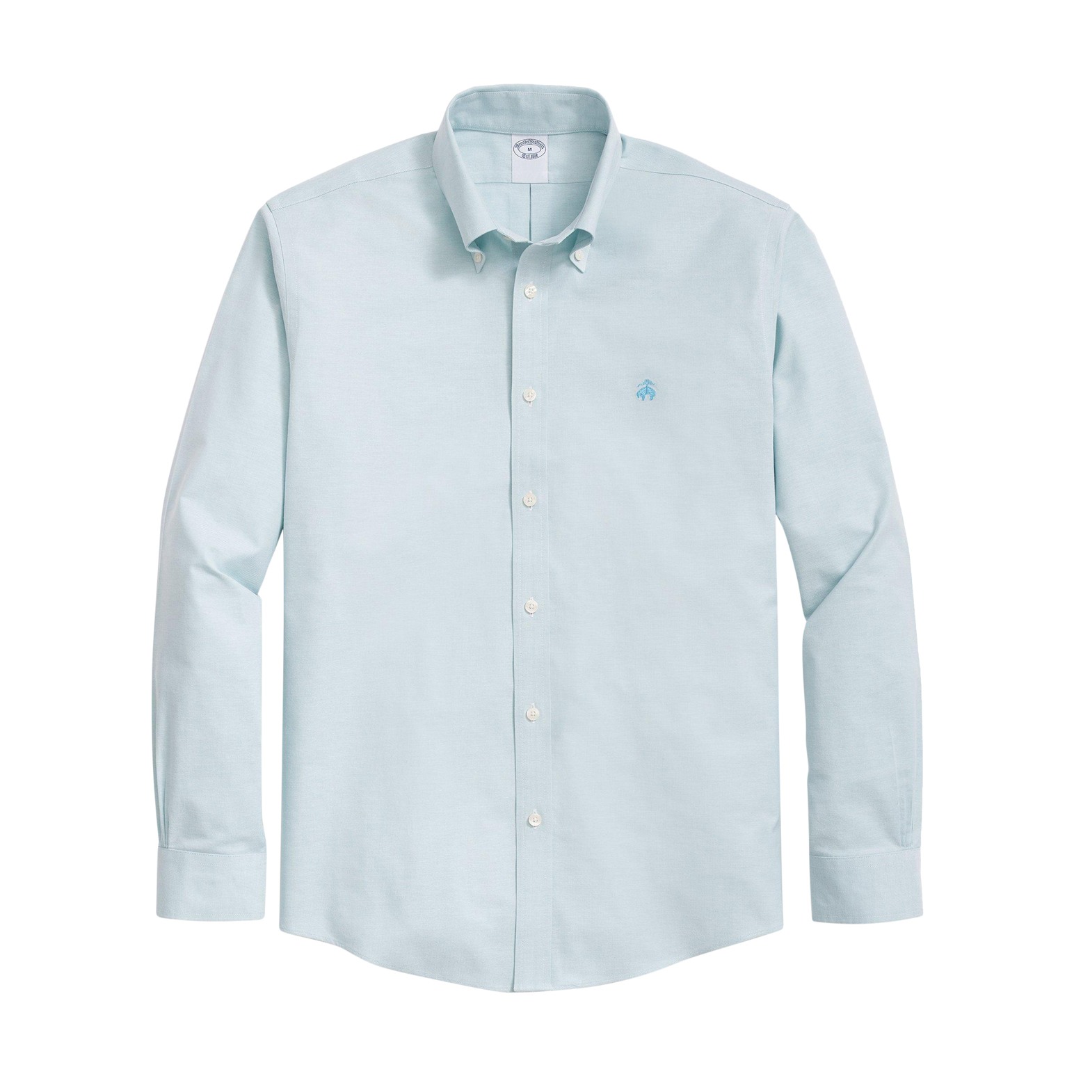 Brooks Brothers Stretch Non-Iron Oxford Polo Button-Down Collar Shirt